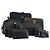 Alfred Dunhill Bolso de mano Dunhill de cuero 10set negro marino Auth bs29865