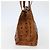 Borsa Tote MCM Logogram Vicetos in pelle PVC marrone e oro Auth am9032 D'oro - vista 3