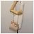 Céline Borsa a Spalla CELINE in Pelle Suede 2way Beige Oro Auth bs29686 D'oro - vista 23