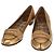 GUCCI Pumps Leder Gold Auth ac3875 Golden