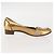GUCCI Pumps Leder Gold Auth ac3875 Golden - Ansicht 25