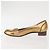 GUCCI Pumps Leder Gold Auth ac3875 Golden - Ansicht 6