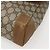 Gucci Borsa Tote GG Supreme in PVC beige e oro 002 37 0035 Auth 143269 D'oro - vista 15