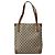 Gucci Borsa Tote GG Supreme in PVC beige e oro 002 37 0035 Auth 143269 D'oro - vista 2