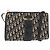 Borsa a spalla in tela Trotter Christian Dior blu navy oro Auth 150350 D'oro