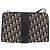 Borsa a spalla in tela Trotter Christian Dior blu navy oro Auth 150350 D'oro - vista 2