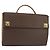 Céline Borsa a mano in tela Macadam CELINE in pelle PVC marrone oro Auth 142852 D'oro