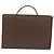Céline Borsa a mano in tela Macadam CELINE in pelle PVC marrone oro Auth 142852 D'oro - vista 2