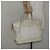 LOUIS VUITTON Borsa a Mano Suhari Lockit MM Pelle Bianca M91874 LV Auth BA6191 Bianco - vista 25