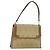 Borsa a Spalla in Tela Honeycomb Christian Dior Beige Oro Auth 143588 D'oro