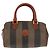 Pequin Borsa a mano in tela Pecan FENDI PVC nera e marrone Auth 146281 Nero - vista 13