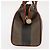 Pequin Borsa a mano in tela Pecan FENDI PVC nera e marrone Auth 146281 Nero - vista 4