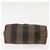 Pequin Borsa a mano in tela Pecan FENDI PVC nera e marrone Auth 146281 Nero - vista 5