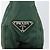 PRADA Borsa a Spalla Trapuntata in Nylon con Catena Verde Auth mr1504 - vista 18