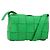 Autre Marque BORSA A SPALLA CASSSETTE IN PELLE VERDE AUTH 144383
