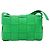 Autre Marque BORSA A SPALLA CASSSETTE IN PELLE VERDE AUTH 144383 - vista 2