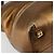 LOEWE Anagram Justa Borsa a Mano Pelle Bronzo Oro Auth 148910 D'oro - vista 16