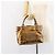 LOEWE Anagram Justa Borsa a Mano Pelle Bronzo Oro Auth 148910 D'oro - vista 23