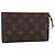 LOUIS VUITTON Pochette Bucket Monogram PM Accessorio LV Auth 145084 Monogramma