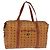 Borsa Boston MCM Logogram Vicetos in pelle PVC marrone e oro Auth gh882 D'oro