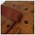 Borsa Boston MCM Logogram Vicetos in pelle PVC marrone e oro Auth gh882 D'oro - vista 10