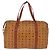 Borsa Boston MCM Logogram Vicetos in pelle PVC marrone e oro Auth gh882 D'oro - vista 3