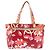 CHANEL Borsa Tote Alta Estate Vinile Rosso Argento CC Auth 143512 - vista 13
