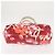 CHANEL Borsa Tote Alta Estate Vinile Rosso Argento CC Auth 143512 - vista 5