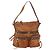 Chloé Borsa a Spalla Chloe Betty in Pelle Marrone Argento Oro Auth 144492 D'oro