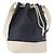 Borsa a Spalla LOEWE in Pelle Blu Navy Oro Auth 144366 D'oro