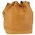 LOUIS VUITTON Borsa a Spalla Epi Noe Tassili Gialla M44009 LV Auth 143545