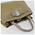 Salvatore Ferragamo Vala Tote Bag Emaille Khaki Silber Auth 144975 - Ansicht 6