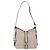 Céline Borsa a spalla in tela Macadam CELINE in pelle PVC bianco oro Auth 143583 D'oro - vista 13