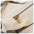 Céline Borsa a spalla in tela Macadam CELINE in pelle PVC bianco oro Auth 143583 D'oro - vista 19