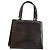 Borsa a mano FENDI in pelle marrone dorato Auth gh869 D'oro