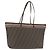FENDI Zucca Canvas Tote Bag Schwarz Braun Auth 144917