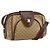 Céline Borsa a Spalla in Tela Macadam CELINE PVC Beige Oro Auth 144356 D'oro