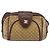 Céline Borsa a Spalla in Tela Macadam CELINE PVC Beige Oro Auth 144356 D'oro - vista 13