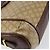Céline Borsa a Spalla in Tela Macadam CELINE PVC Beige Oro Auth 144356 D'oro - vista 16