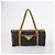 SAINT LAURENT Borsa a mano in pelle 2 pezzi Nero Oro beige Auth am9229 D'oro - vista 2