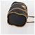 SAINT LAURENT Borsa a mano in pelle 2 pezzi Nero Oro beige Auth am9229 D'oro - vista 4