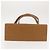 Borsa a Spalla Gancini in Pelle Beige Auth BA6798 di Salvatore Ferragamo - vista 5