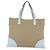 Borsa Tote PRADA in tela beige e blu chiaro Auth bs29888 - vista 2