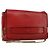 Chloé Borsa a Spalla in Pelle Chloe Chain Ray Rossa Oro Auth BA6596 Rosso D'oro