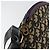 Borsa a Spalla in Tela Trotter Christian Dior Blu Navy e Oro Auth fm4881 D'oro - vista 10