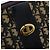 Borsa a Spalla in Tela Trotter Christian Dior Blu Navy e Oro Auth fm4881 D'oro - vista 17