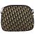 Borsa a Spalla in Tela Trotter Christian Dior Blu Navy e Oro Auth fm4881 D'oro - vista 2
