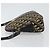 Borsa a Spalla in Tela Trotter Christian Dior Blu Navy e Oro Auth fm4881 D'oro - vista 4