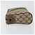 GUCCI GG Canvas Web Sherry Line Clutch Bag PVC Pelle Beige Verde Auth th6400 Rosso - vista 4