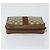 GUCCI GG Canvas Web Sherry Line Clutch Bag PVC Pelle Beige Verde Auth th6400 Rosso - vista 5